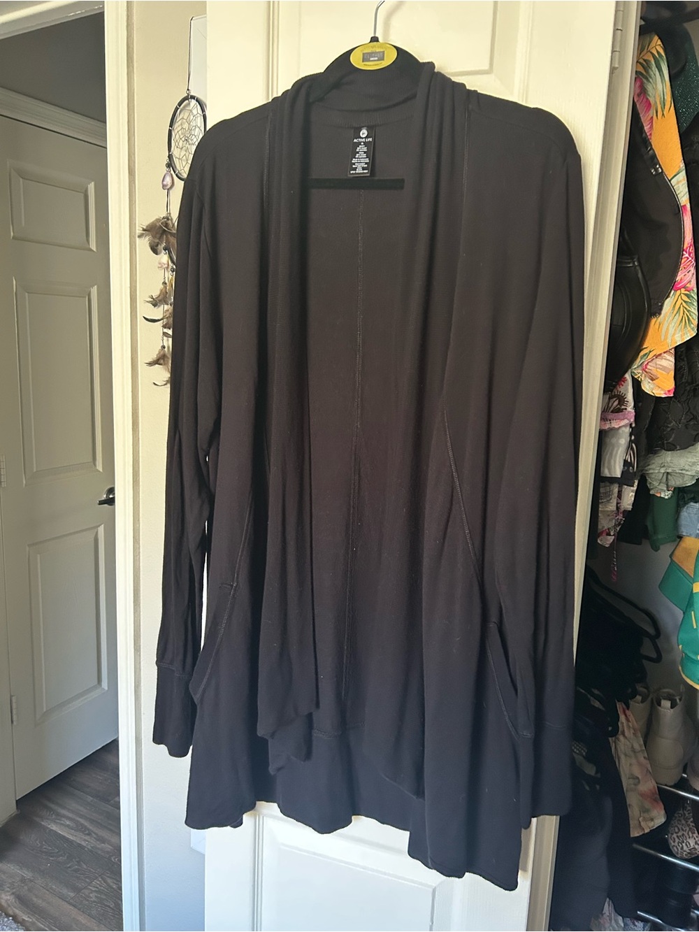 Active Life Black Long Sleeve Top